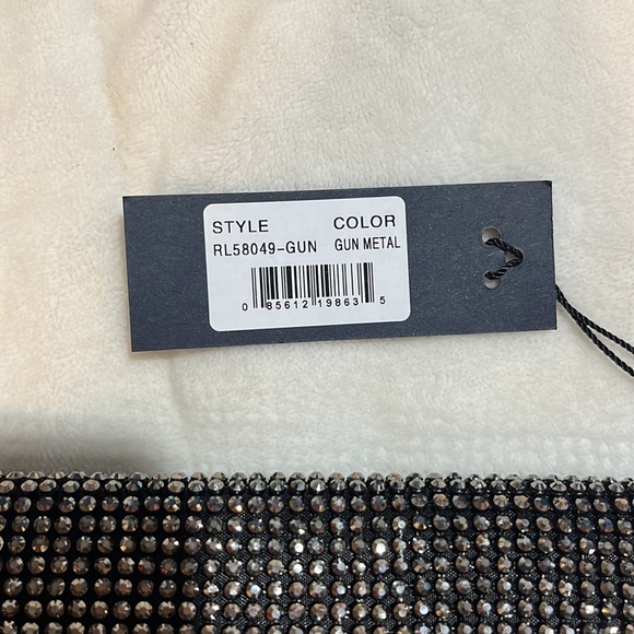 NWT La Regale Evening Clutch in Gunmetal - Picture 8 of 8